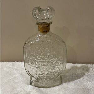 Vintage Schenley Whiskey Decanter Display Glass Bottle